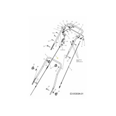 ALAMBRE BOWDEN, AJUSTE ALTO 3639056 ORIGINAL MTD | Newgardenstore.eu