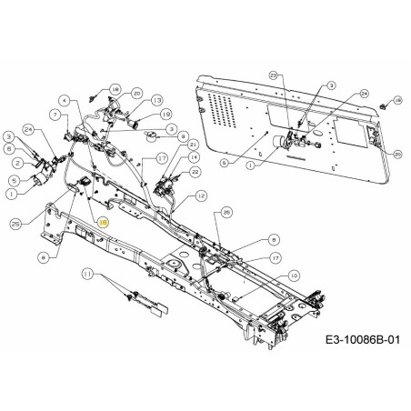 SWITCH:ROCKER:(ON)OFF(ON): 725-07437 ORIGINAL MTD | Newgardenstore.eu