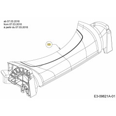 Vorderachsabdeckung 731-11700 Original MTD | Newgardenstore.eu