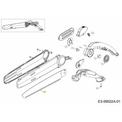 HOJA DE SIERRA 742-05185 ORIGINAL MTD | Newgardenstore.eu