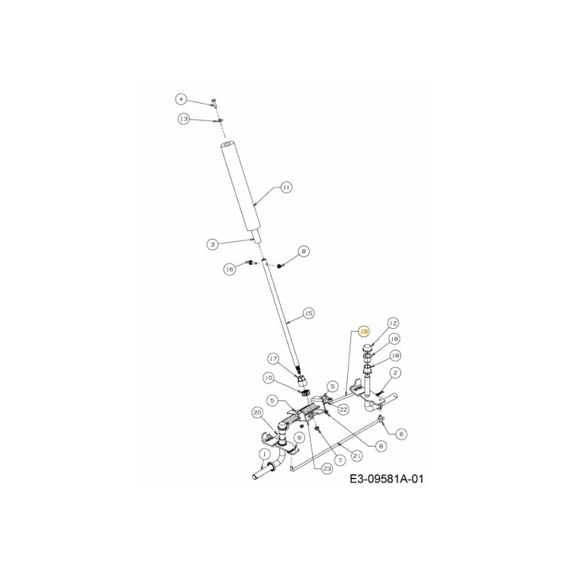 STEERING ROD LH 747-05514 ORIGINAL MTD