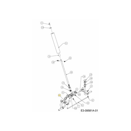 BARRA DE DIRECCIÓN DERECHA 747-05585 ORIGINAL MTD | Newgardenstore.eu