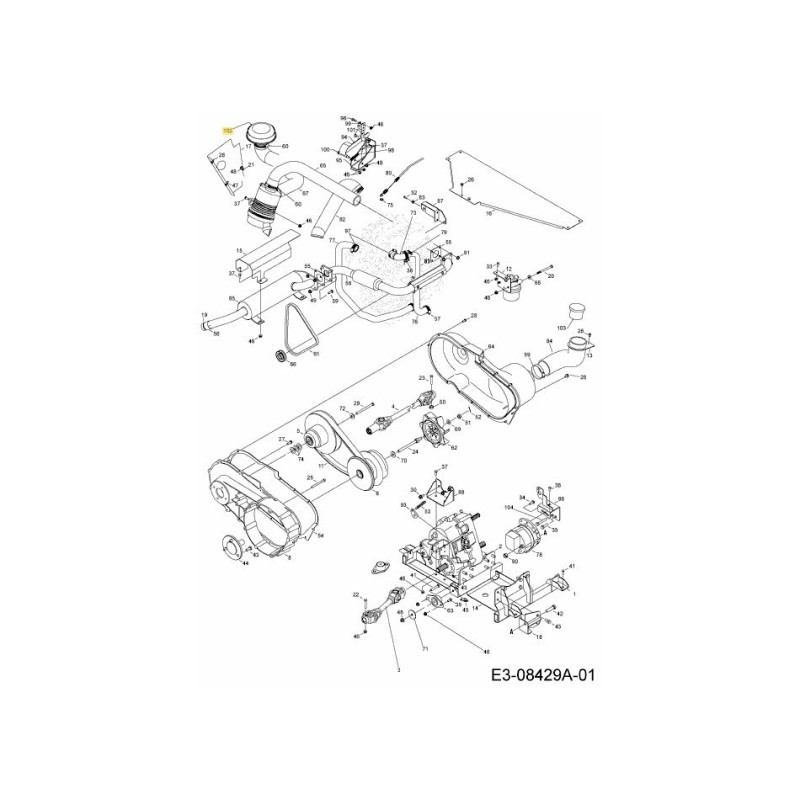 Luftfilterkappe 751-11072 Original MTD