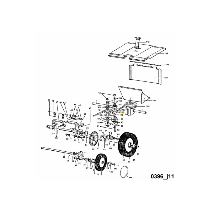 PULLEY 6925513 ORIGINAL MTD PULLEY 6925513 ORIGINAL MTD