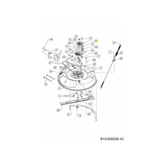 CUBIERTA DE POLEA TENSORA 783-08224637 ORIGINAL MTD