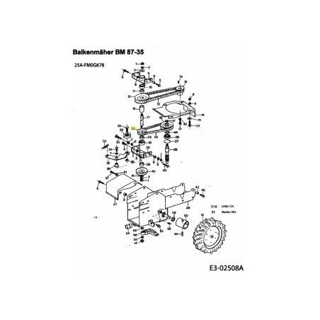 Umlenkrolle 092.48.806 ORIGINAL MTD | Newgardenstore.eu