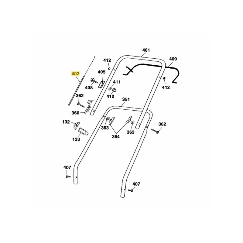 FIL BOWDEN, FREIN 4003058 ORIGINAL MTD FIL BOWDEN, FREIN 4003058 ORIGINAL MTD