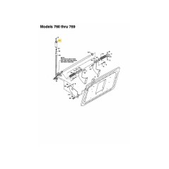 POIGNÉE : HNDL : LEVAGE DE PLATEAU 731-3158 ORIGINAL MTD