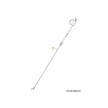 TRASMISSIONE VIA CAVO 746-1130 ORIGINALE MTD | Newgardenstore.eu