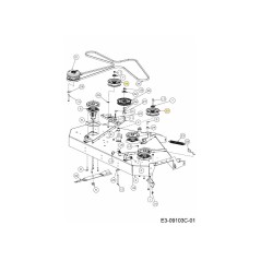 IDLER PULLEY 756-05332 ORIGINAL MTD
