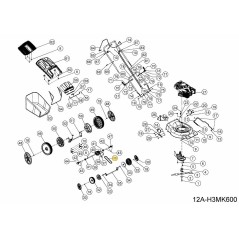 V-Belt 092.70.080 ORIGINAL MTD | Newgardenstore.eu