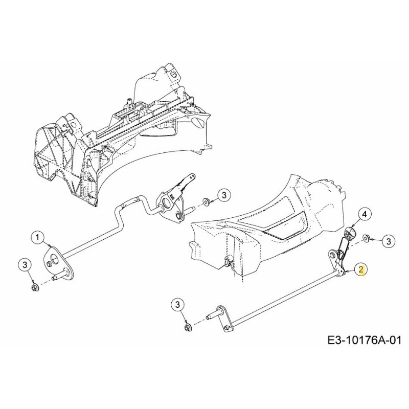 ASSALE ANTERIORE 611-05022 ORIGINALE MTD