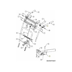 VERROU D'EMBRAYAGE GAUCHE 631-04133A ORIGINAL MTD | Newgardenstore.eu