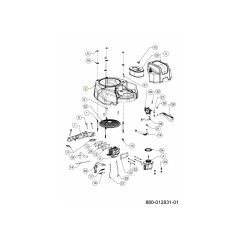 LUFTSCHUTZSCHILD 631-05664 ORIGINAL MTD