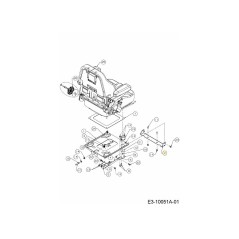 SEAT PIVOT BRACKET 703-10262-CY ORIGINAL MTD | Newgardenstore.eu