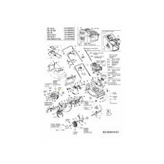 WHL COMPL 8x2 LINK BLK PL 734-1979 ORIGINALE MTD