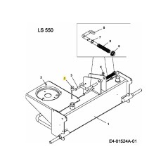 TUBO DI TAPPO 737-0348A ORIGINALE MTD