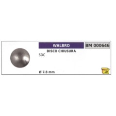 Disco chiusura WALBRO motosega SDC Ø 7,8 mm 000646 | Newgardenstore.eu
