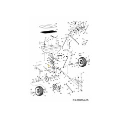 WELLE, SPREIZER AF-25305 ORIGINAL MTD | Newgardenstore.eu