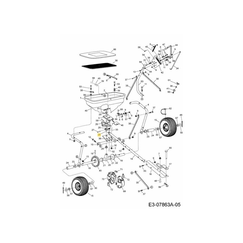 WELLE, SPREIZER AF-25305 ORIGINAL MTD