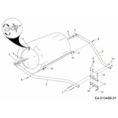 ATTELAGE TUBE AF-46837 ORIGINAL MTD