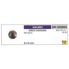 Disco chiusura WALBRO motosega WS Serie Ø 4,0 mm 88-131 - 88-89