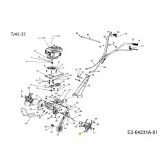 2-4 LEFT BLADE ASSY. 092.65.035 ORIGINAL MTD