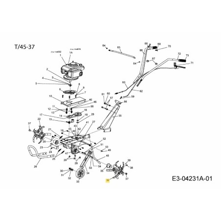 2-4 Linke Klingenbaugruppe 092.65.035 Original montiert | Newgardenstore.eu