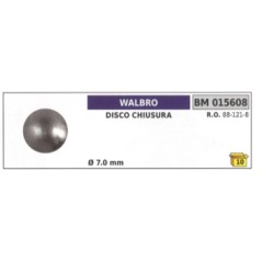 Disco chiusura WALBRO Ø 7,0 mm 88-121-8 | Newgardenstore.eu