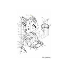 CVR LH GT UPR CHARGER 731-12519 ORIGINALE MTD | Newgardenstore.eu