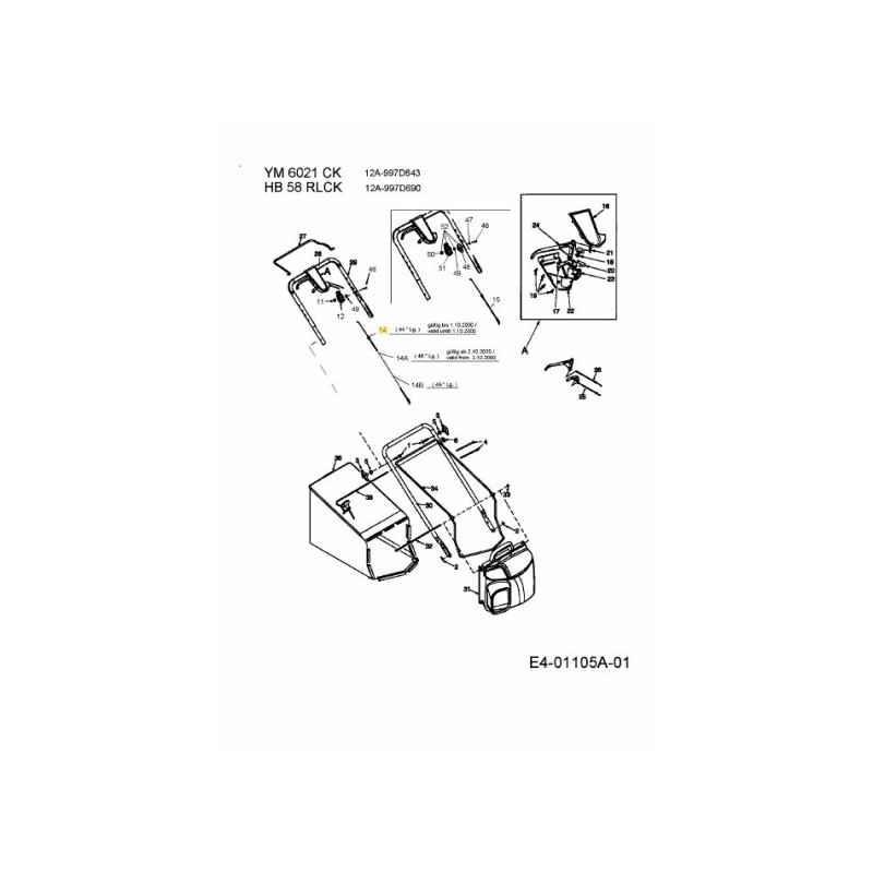 filo Bowden 746-0912 ORIGINALE MTD filo Bowden 746-0912 ORIGINALE MTD