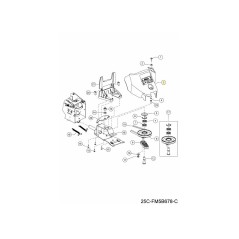 REAR COVER 092.66.012 ORIGINAL MTD | Newgardenstore.eu