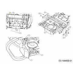 CUBIERTA DE CORREA DE TRANSMISIÓN 703-21024637 ORIGINAL MTD