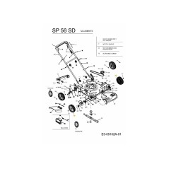 WHEEL COMPLETE 8X.125 GEAR 734-2042A ORIGINAL MTD | Newgardenstore.eu