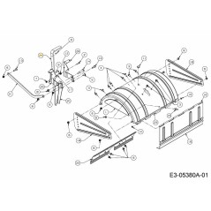 ADJUSTMENT BRACKET 786-04356638 ORIGINAL MTD | Newgardenstore.eu