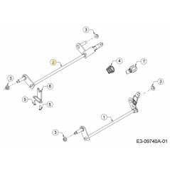 ASSALE POSTERIORE 611-05077B ORIGINALE MTD | Newgardenstore.eu