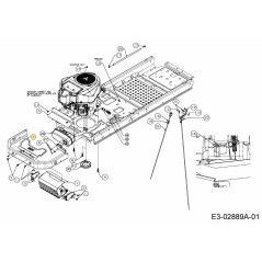 Hitzeschutz-Schalldämpfer 703-09083637 Original MTD