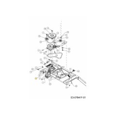 GUIDE DE COURROIE 732-05060 ORIGINAL MTD