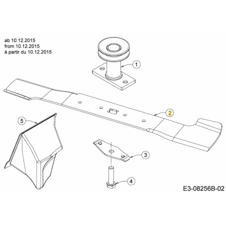 BLADE 21:2":SD BG 742-05024B ORIGINAL MTD | Newgardenstore.eu