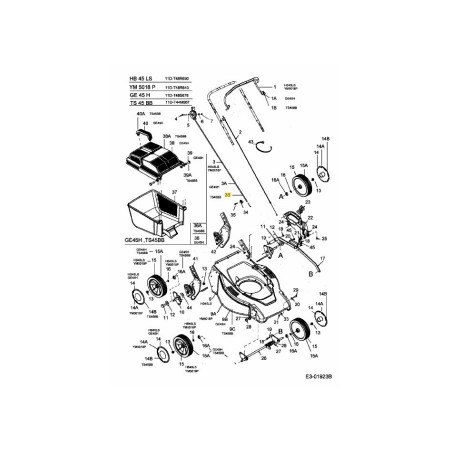 THROTTLE CONTROL + CABLE BS 746-04151 ORIGINAL MTD | Newgardenstore.eu
