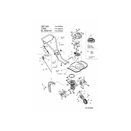 BANDE D'EMBRAYAGE 747-04443 ORIGINAL MTD | Newgardenstore.eu