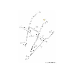TUBO COLONNA SINISTRO 749-05671637 ORIGINALE MTD
