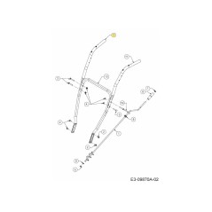 COLUMN TUBE RIGHT 749-05672637 ORIGINAL MTD