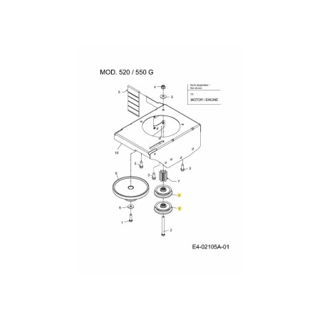 Pulley 756-04148 ORIGINAL MTD | Newgardenstore.eu