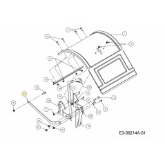 TINE ASSY. LH 786-04104638 ORIGINAL MTD
