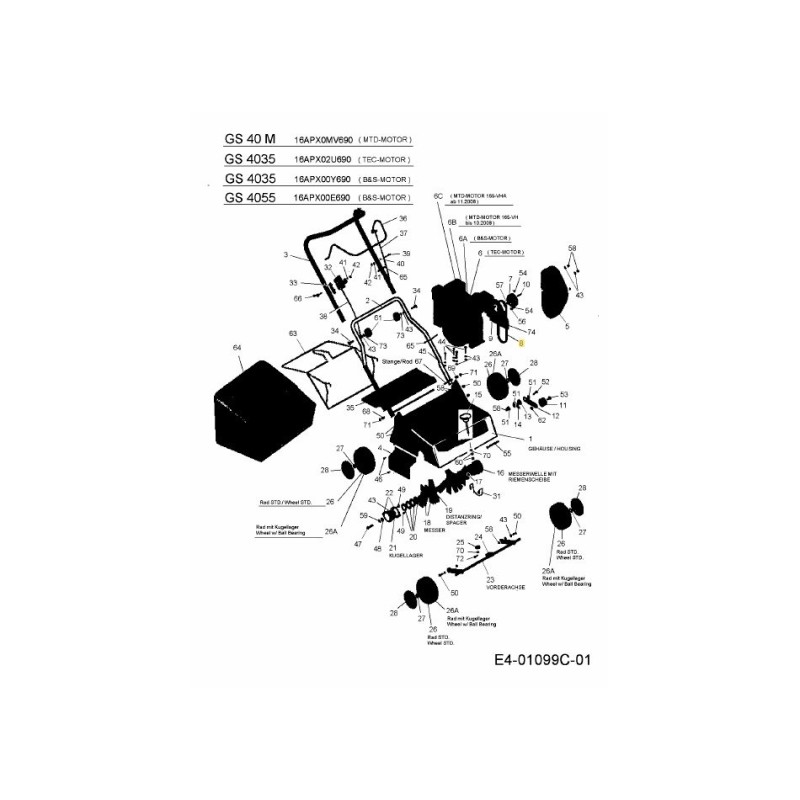 Keilriemen TJ-2030040 ORIGINAL MTD