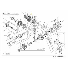 TAPA DE CILINDRO 092.63.047 ORIGINAL MTD | Newgardenstore.eu