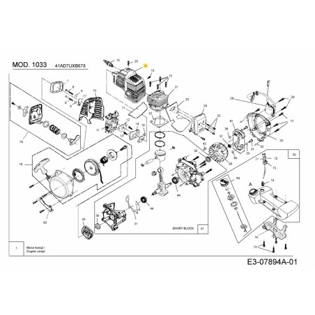 Zylinderdeckel 092.63.047 Original MTD | Newgardenstore.eu