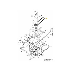 Correa trapezoidal 092.68.114 ORIGINAL MTD