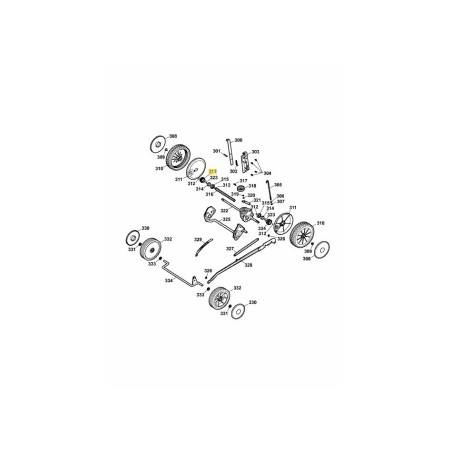 PIGNON : EMBRAYAGE : DR : 40/46 4625318 ORIGINAL MTD | Newgardenstore.eu